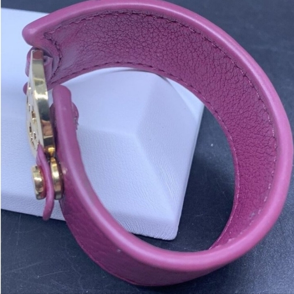 Tory Burch Pink Wrap Bracelet with Statement Logo π GORGEOUS like NEW condition - Picture 7 of 7